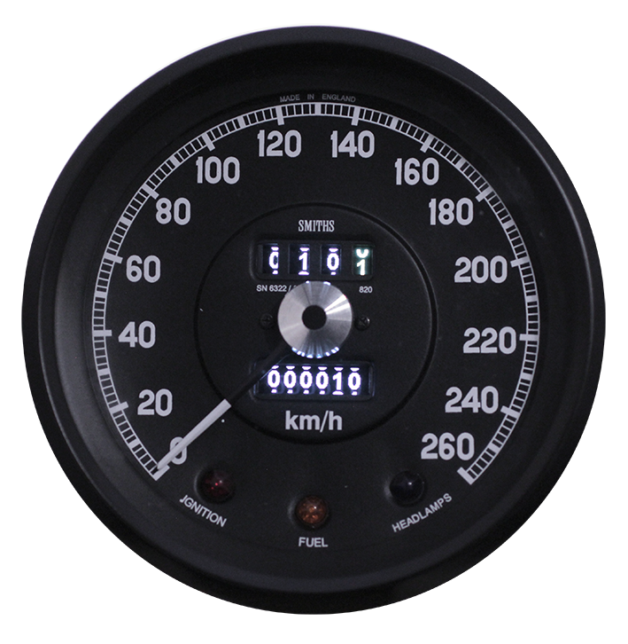 Jaguar E-Type Digital Speedometer - Caerbont Automotive Instruments ...