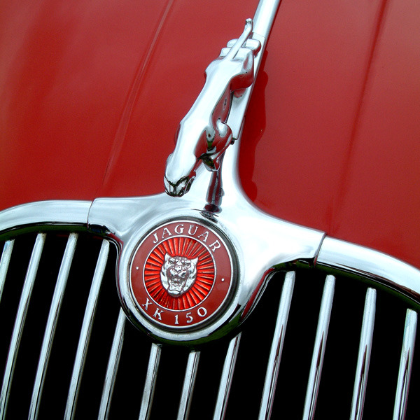 Jaguar X150 car badge