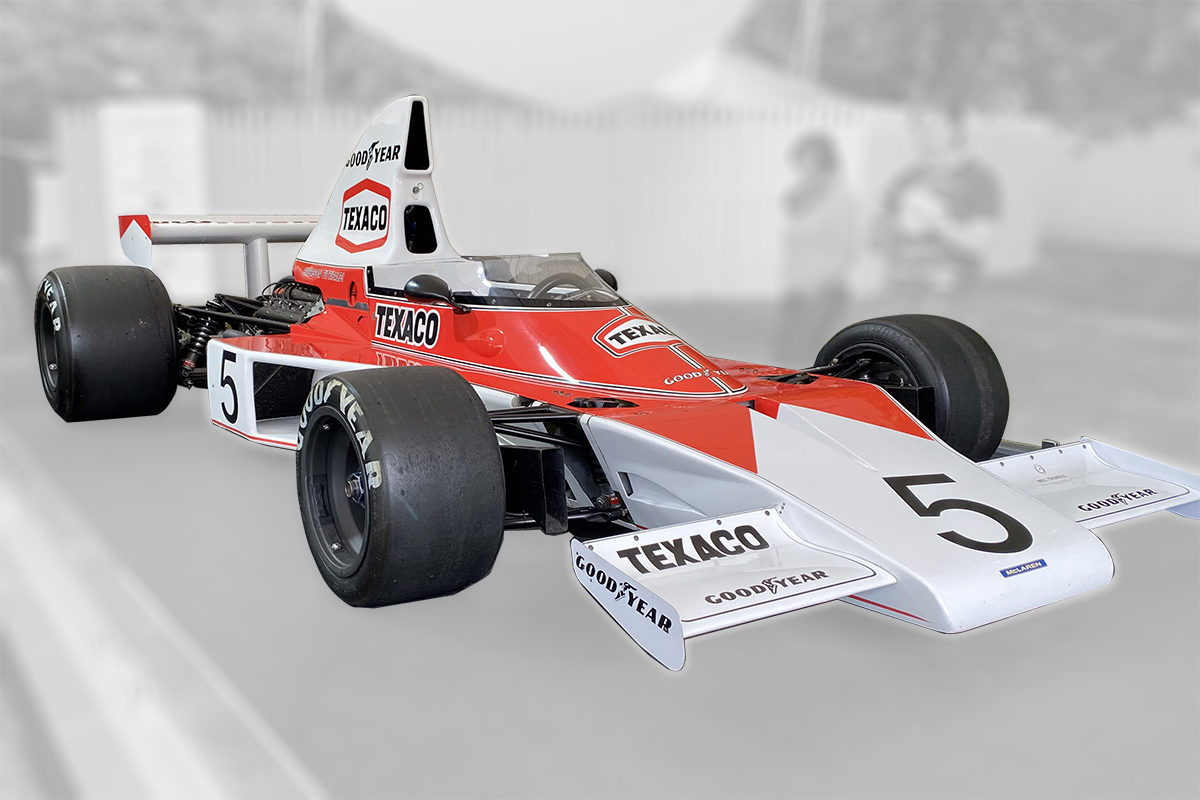 McLaren M23 Formula One Car driven by Emerson Fittipaldi