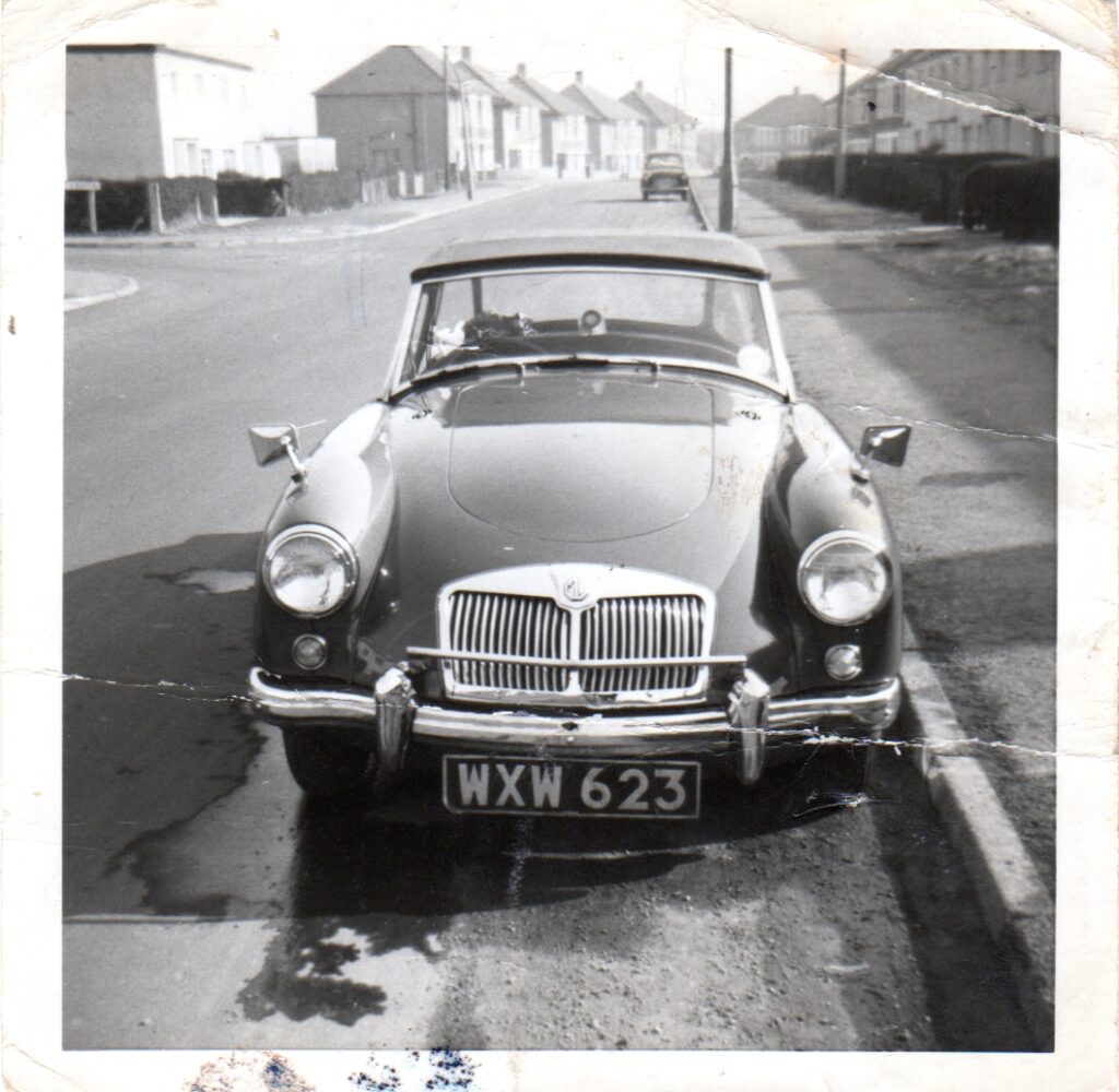 MG MGA sports car