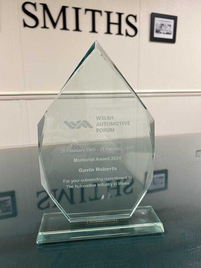 The Welsh Automotive Forum's Garel Rhys Award 202