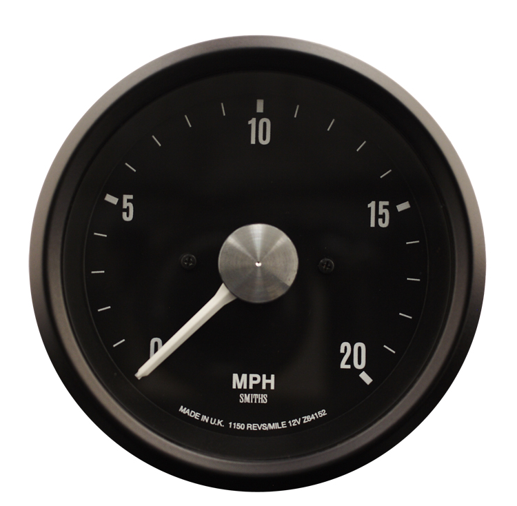 Slow speed Smiths speedometer for the royal procession Range Rover